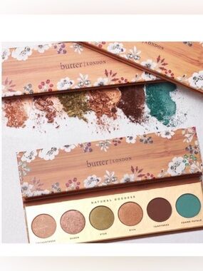 Butter London Natural Goddess Floral Eyeshadow Palette 6 Shades